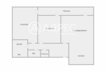 Тристаен апартамент, Варна, Чайка, 695247, Снимка 1