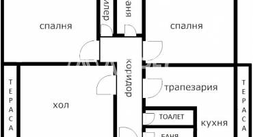 Тристаен апартамент, Варна, Нептун, 672251