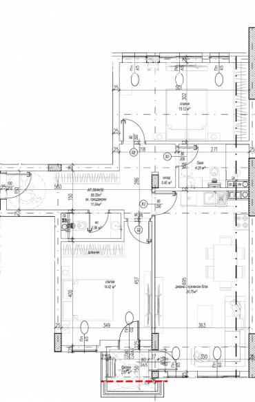 Тристаен апартамент, София, Младост 4, 673252, Снимка 1