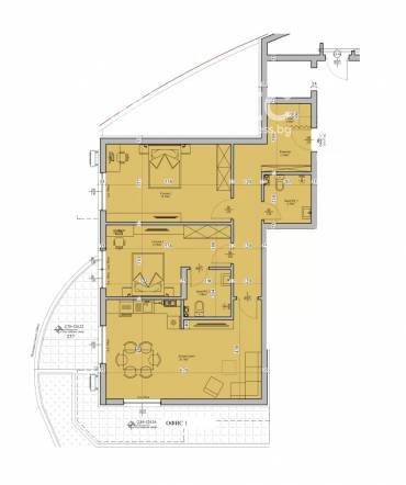 Тристаен апартамент, Варна, Левски, 682254, Снимка 1