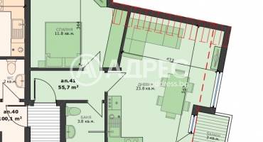 Двустаен апартамент, Варна, Погребите, 668256, Снимка 2