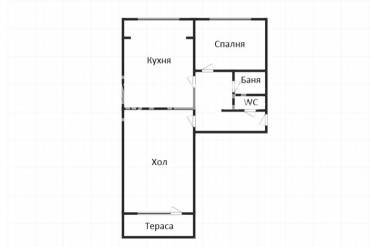 Двустаен апартамент, Бургас, Братя Миладинови, 632257, Снимка 1