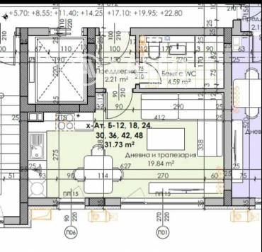 Едностаен апартамент, Пловдив, Южен, 678257, Снимка 1