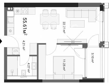 Двустаен апартамент, София, Овча купел 1, 659258, Снимка 1