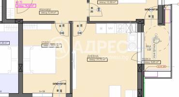 Тристаен апартамент, Стара Загора, Железник- запад, 669258, Снимка 3