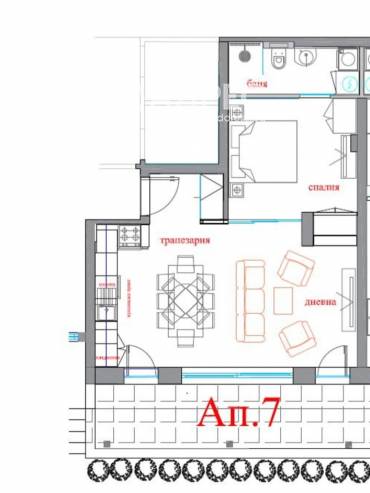 Двустаен апартамент, Варна, м-ст Акчелар, 665261, Снимка 1