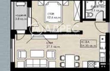 Двустаен апартамент, София, Дружба 2, 564262, Снимка 1