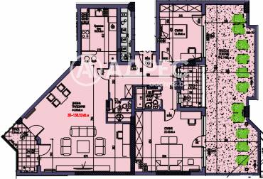 Тристаен апартамент, Пловдив, Христо Смирненски, 624263, Снимка 1
