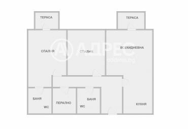 Тристаен апартамент, Варна, Чайка, 625264, Снимка 1