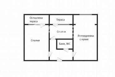 Тристаен апартамент, Бургас, Изгрев, 693264, Снимка 1