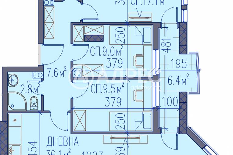 Многостаен апартамент, Пловдив, Христо Смирненски, 624268, Снимка 1