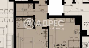 Тристаен апартамент, Бургас, Изгрев, 658268, Снимка 9