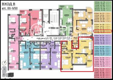 Тристаен апартамент, Бургас, Мадика, 670269, Снимка 1