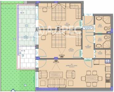 Тристаен апартамент, София, Обеля 2, 684269, Снимка 1