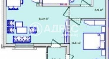 Двустаен апартамент, Хасково, Бадема, 680272, Снимка 1