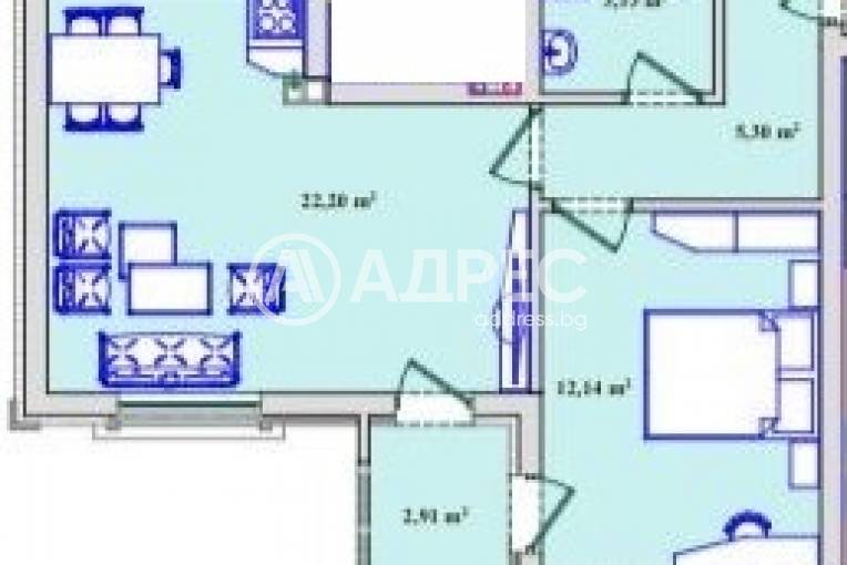 Двустаен апартамент, Хасково, Бадема, 680272, Снимка 1