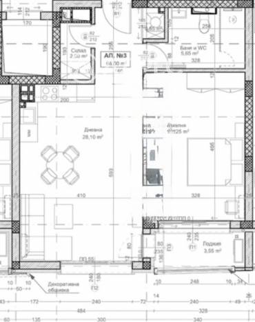 Двустаен апартамент, Пловдив, Каменица 2, 667273, Снимка 1