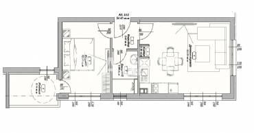Двустаен апартамент, Варна, м-ст Пчелина, 676273, Снимка 1