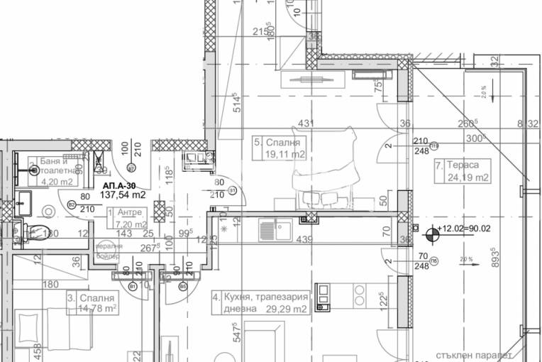 Тристаен апартамент, Варна, к.к. Слънчев ден, 679273, Снимка 3