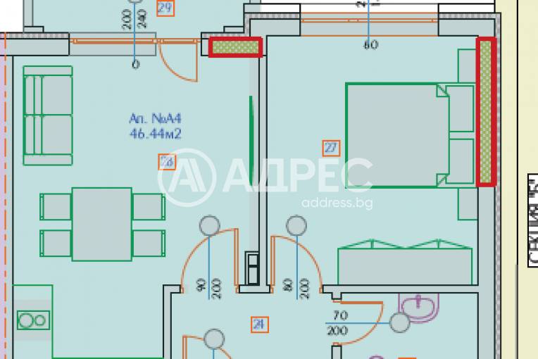 Двустаен апартамент, Благоевград, Освобождение, 679274, Снимка 2