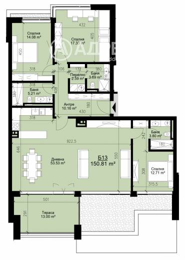 Многостаен апартамент, Варна, Бриз, 666276, Снимка 1