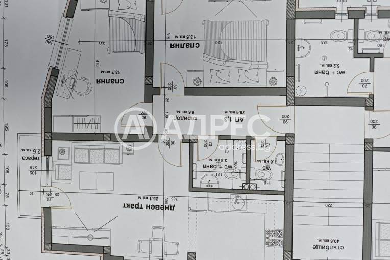 Тристаен апартамент, Разград, Широк център, 677277, Снимка 8