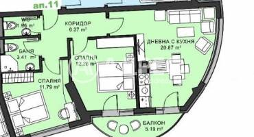 Тристаен апартамент, Смолян, Невястата, 679277, Снимка 6