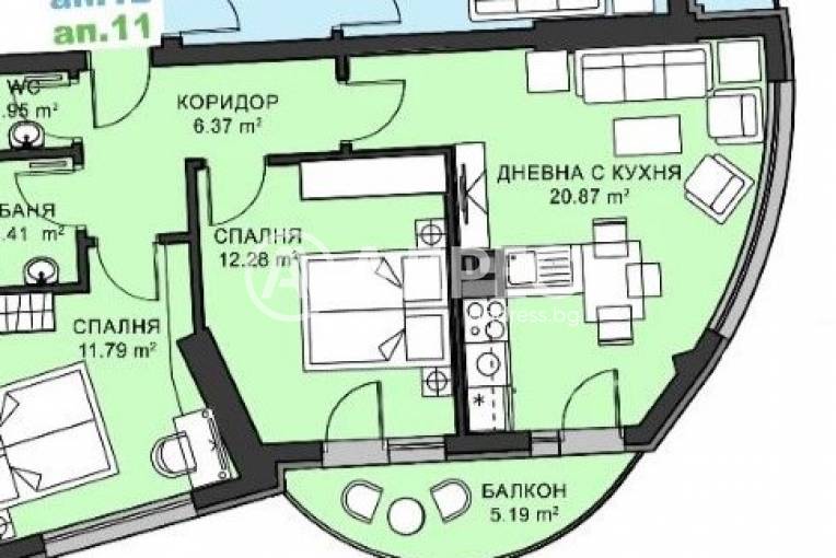 Тристаен апартамент, Смолян, Невястата, 679277, Снимка 6