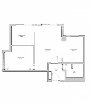 Двустаен апартамент, София, Овча купел, 696277, Снимка 1