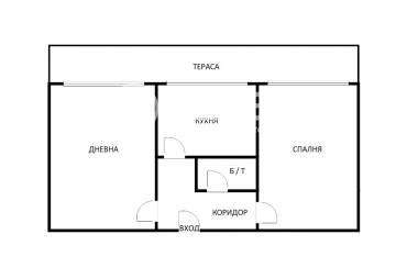 Тристаен апартамент, Варна, Левски, 656278, Снимка 1