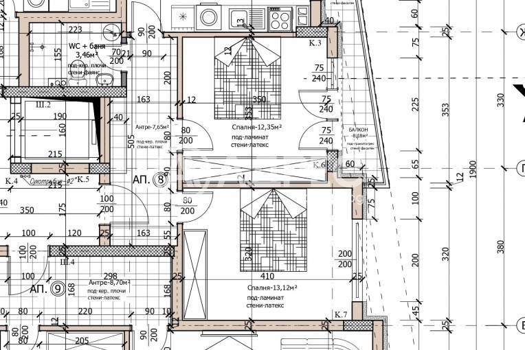 Тристаен апартамент, Благоевград, Еленово, 664279, Снимка 4