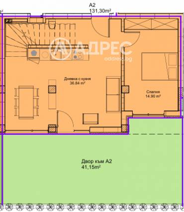Многостаен апартамент, София, Горубляне, 678279, Снимка 2