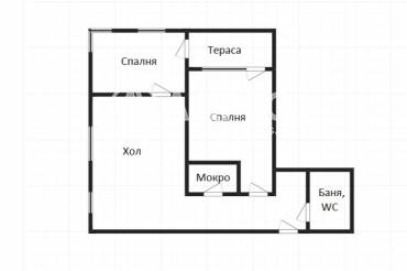 Тристаен апартамент, Бургас, Меден рудник - зона Д, 633280, Снимка 1