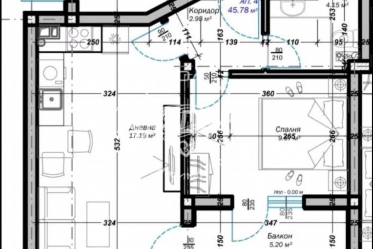 Двустаен апартамент, Варна, Виница, 679282, Снимка 2