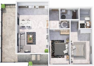 Тристаен апартамент, Пловдив, Прослав, 688282, Снимка 1