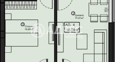 Двустаен апартамент, София, Малинова Долина, 672283, Снимка 1