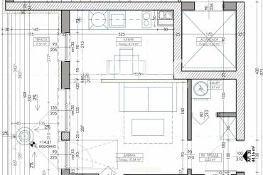 Едностаен апартамент, Варна, Владислав Варненчик, 678283, Снимка 1