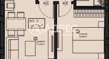 Двустаен апартамент, София, Малинова Долина, 672284, Снимка 1