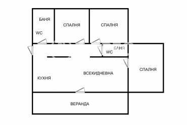 Многостаен апартамент, Варна, м-ст Зеленика, 593285, Снимка 1