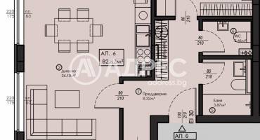 Тристаен апартамент, София, Малинова Долина, 672285, Снимка 1