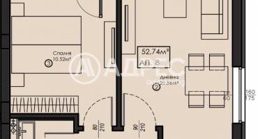 Двустаен апартамент, София, Малинова Долина, 672287, Снимка 1