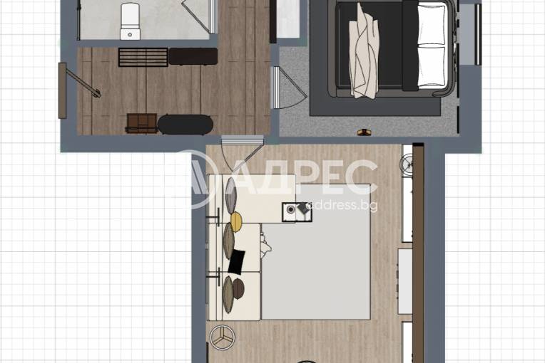 Тристаен апартамент, София, Надежда 1, 682287, Снимка 3