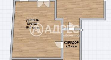 Двустаен апартамент, Варна, Колхозен пазар, 693288, Снимка 1