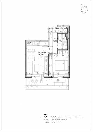 Двустаен апартамент, София, Кръстова вада, 678290, Снимка 1