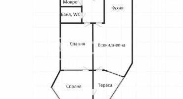 Тристаен апартамент, Бургас, Меден рудник - зона А, 642295, Снимка 3