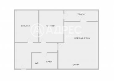 Тристаен апартамент, Варна, Трошево, 688297, Снимка 1