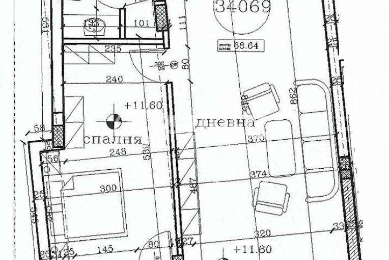 Двустаен апартамент, Варна, к.к. Чайка, 670299, Снимка 4