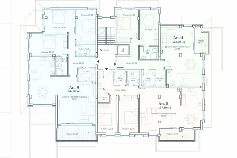Тристаен апартамент, Бистрица, 699301, Снимка 3