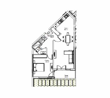 Двустаен апартамент, Варна, Бриз, 667306, Снимка 1