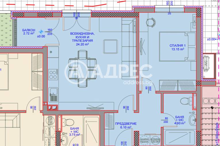 Двустаен апартамент, Варна, Виница, 693307, Снимка 3
